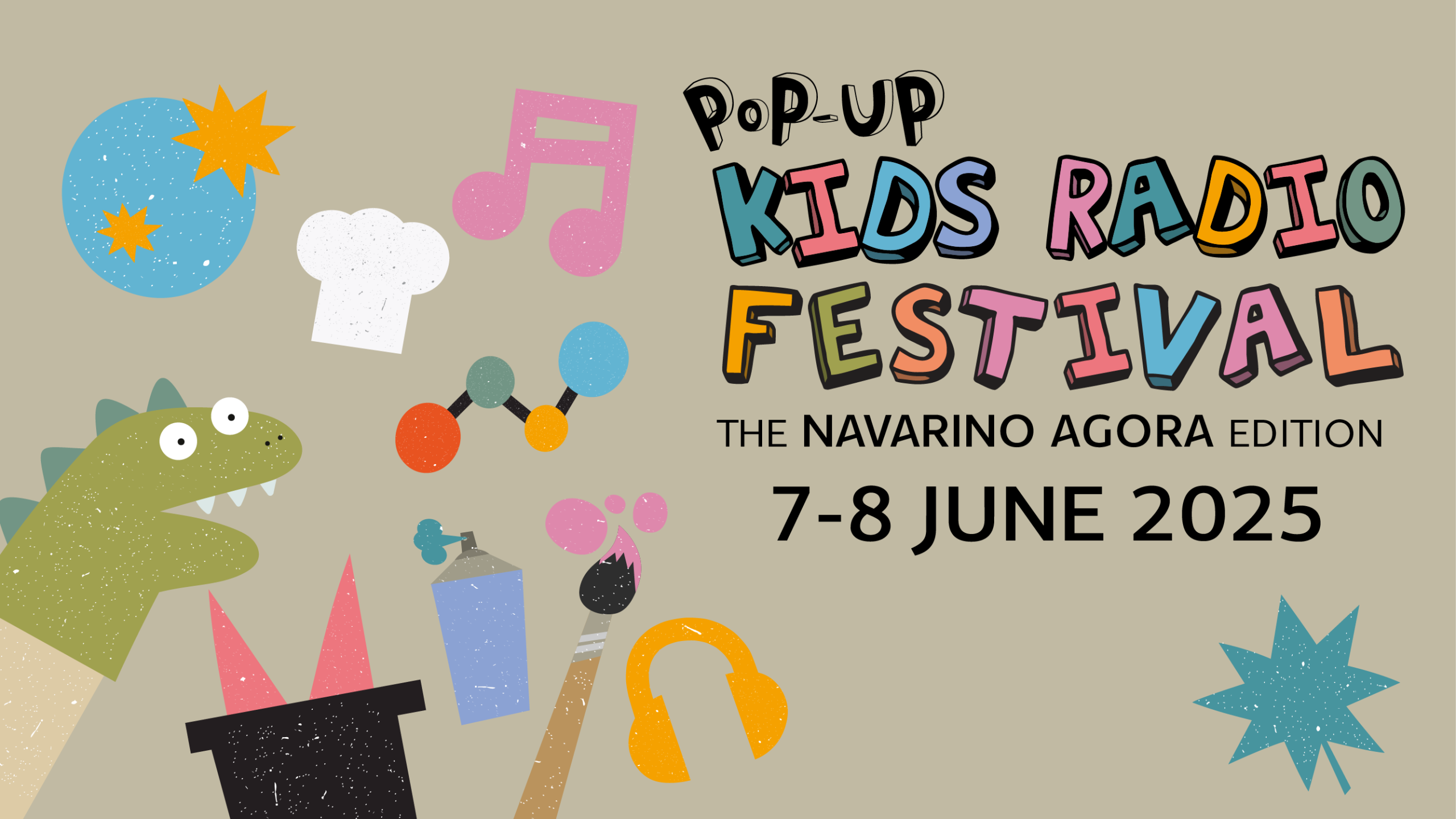 Pop Up Kids Radio Festival: 7- 8 Ιουνίου στη Navarino Agora