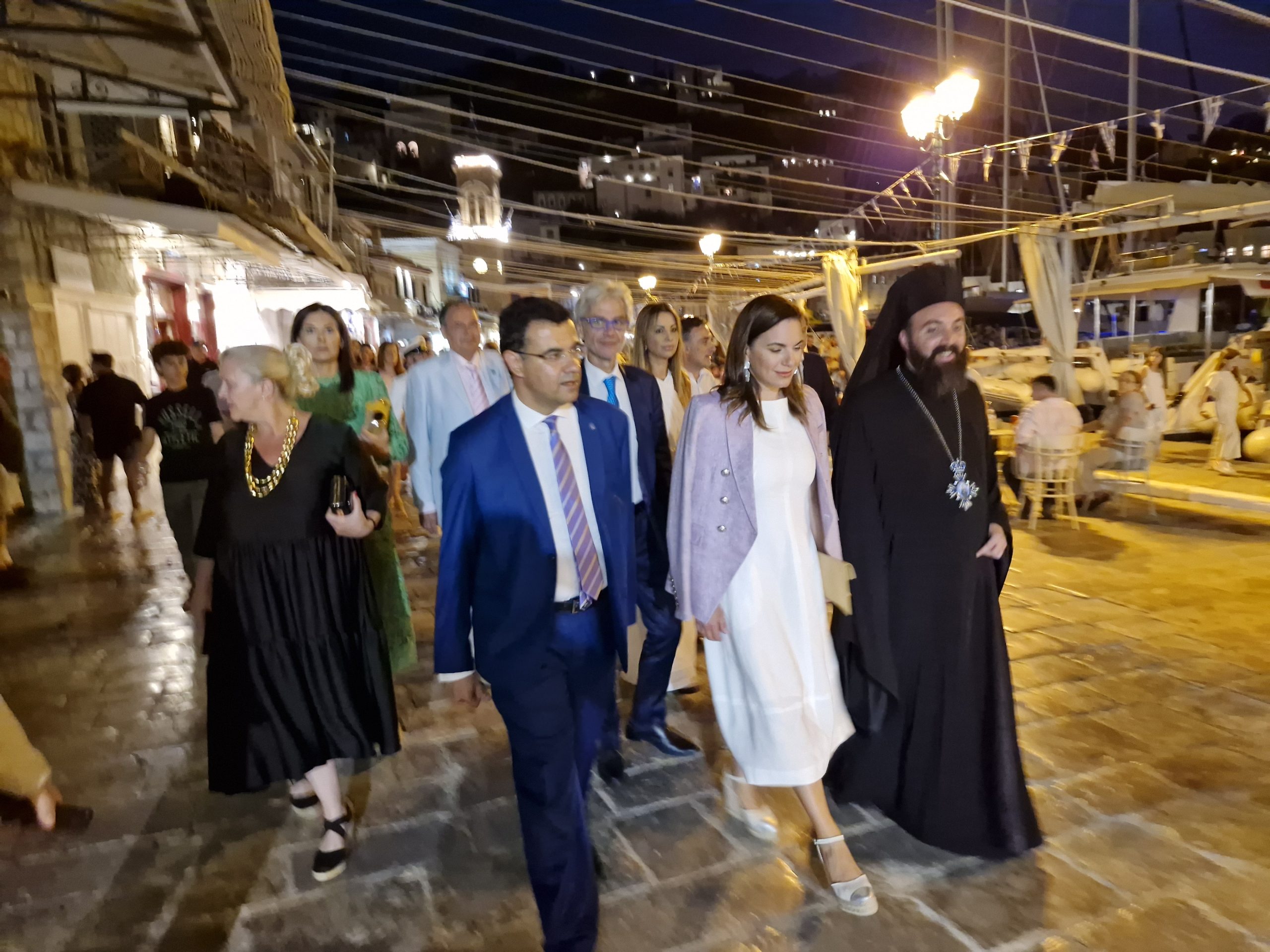Η Υπουργός Τουρισμού Όλγα Κεφαλογιάννη στα Μιαούλεια 2025 στην Ύδρα