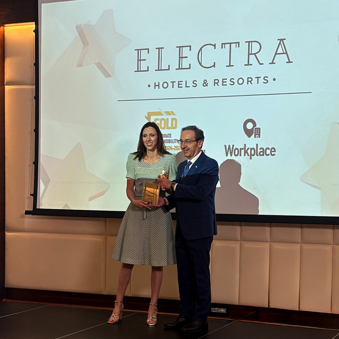 Χρυσή διάκριση για την Electra Hotels & Resorts στο CRI 2024 - 2025