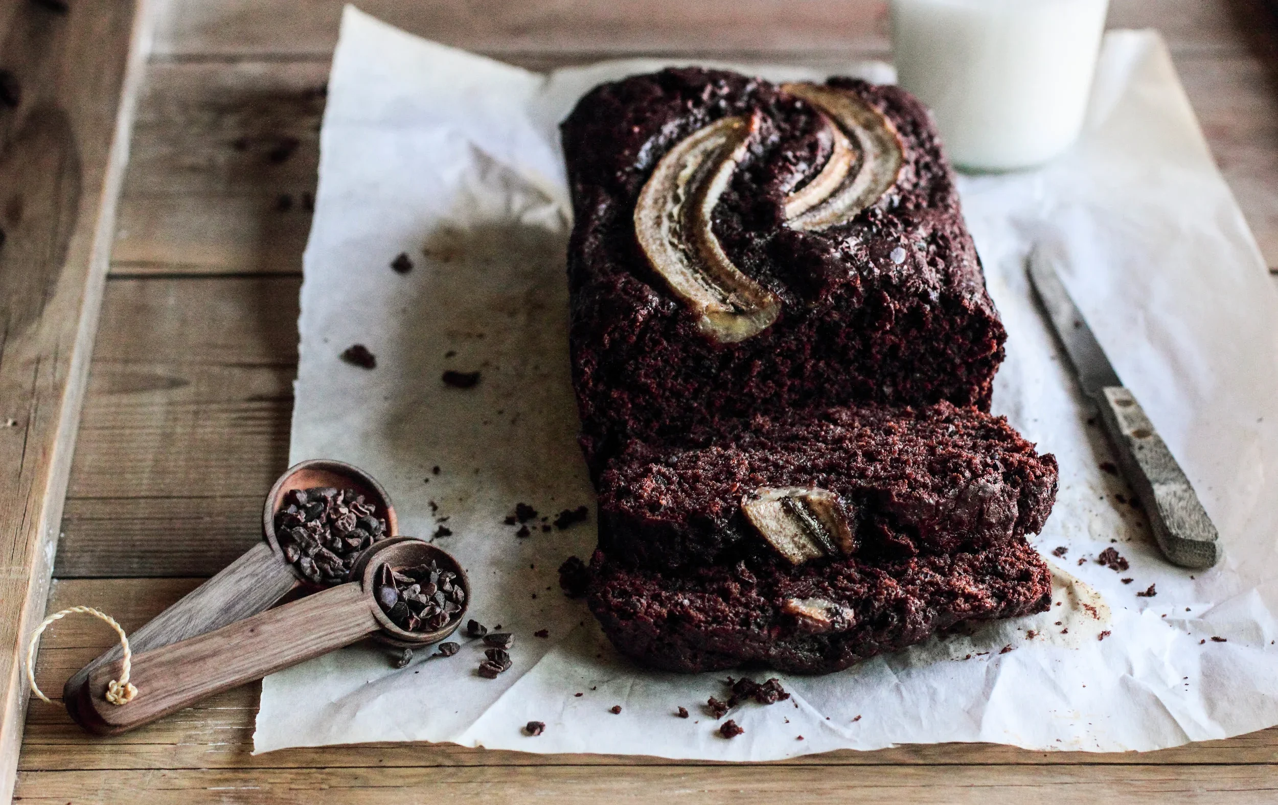Συνταγή για σοκολατένιο banana bread! Πηγή φωτογραφίας: https://www.pastryaffair.com/