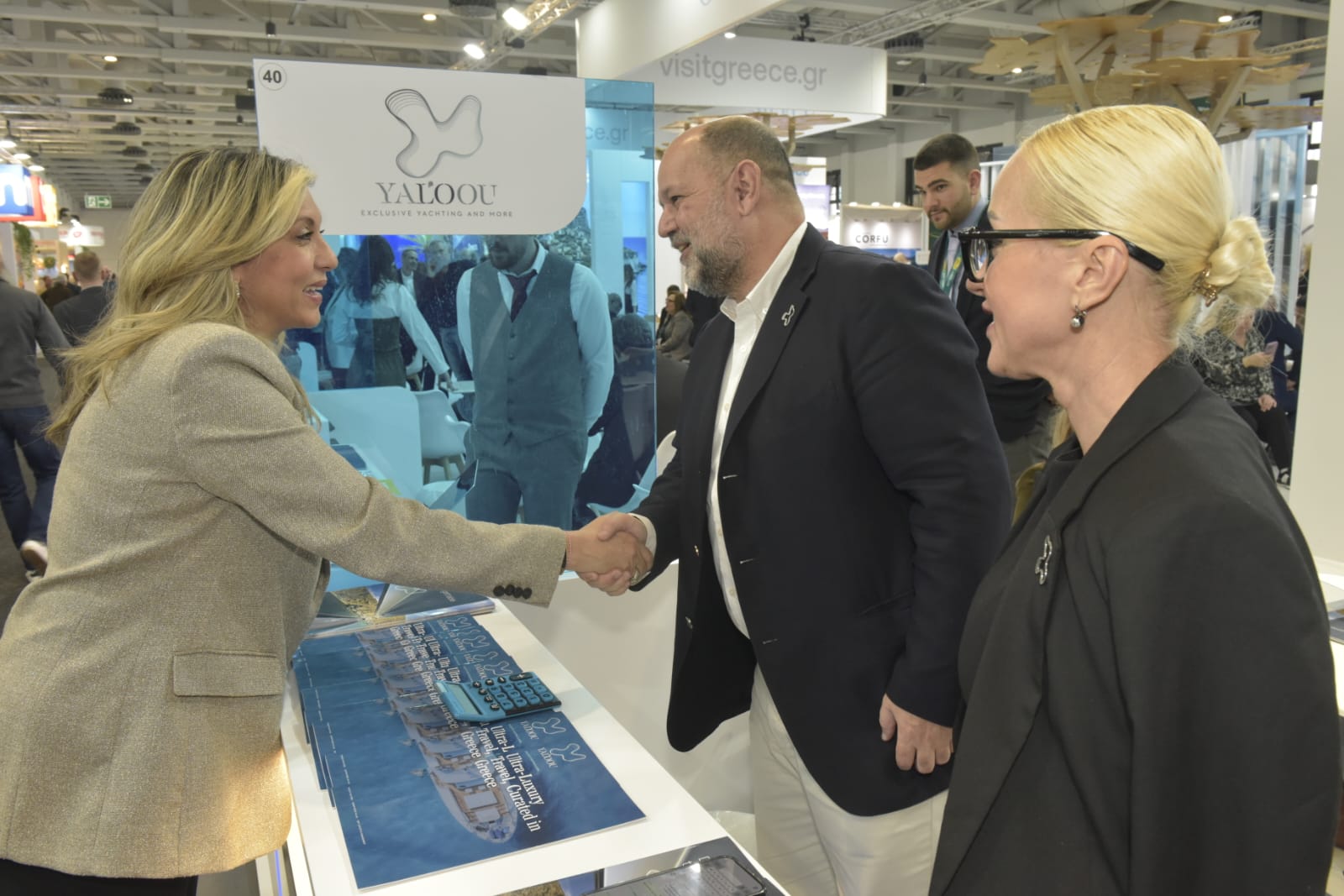 Η Υφυπουργός Τουρισμού Άννα Καραμανλή στην 60η "ITB" στο Βερολίνο