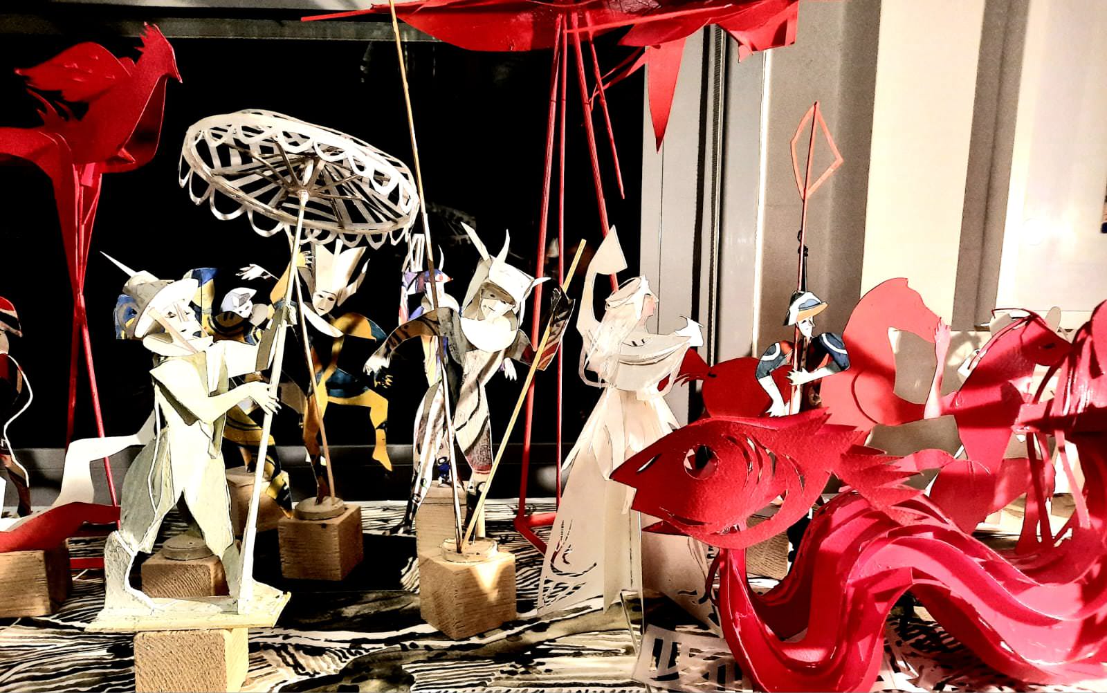 «Ατέρμονα Τοπία με Ιστορίες από χάρτινες Φιγούρες» του Απόστολου Φωκίωνα Βέττα στην Πινακοθήκη του Μουσείου Βορρέ