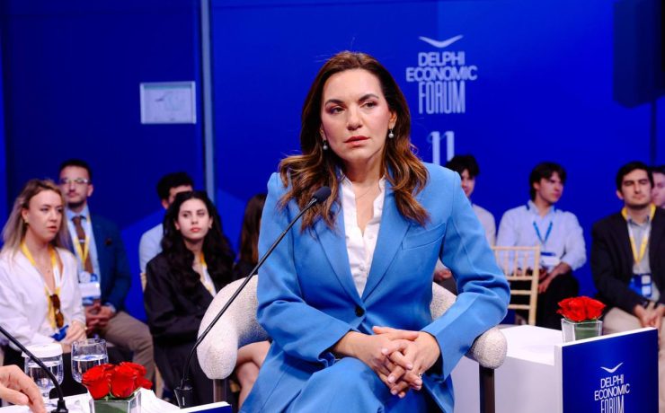 Η υπουργός Τουρισμού Όλγα Κεφαλογιάννη στο 11ο Οικονομικό Φόρουμ των Δελφών