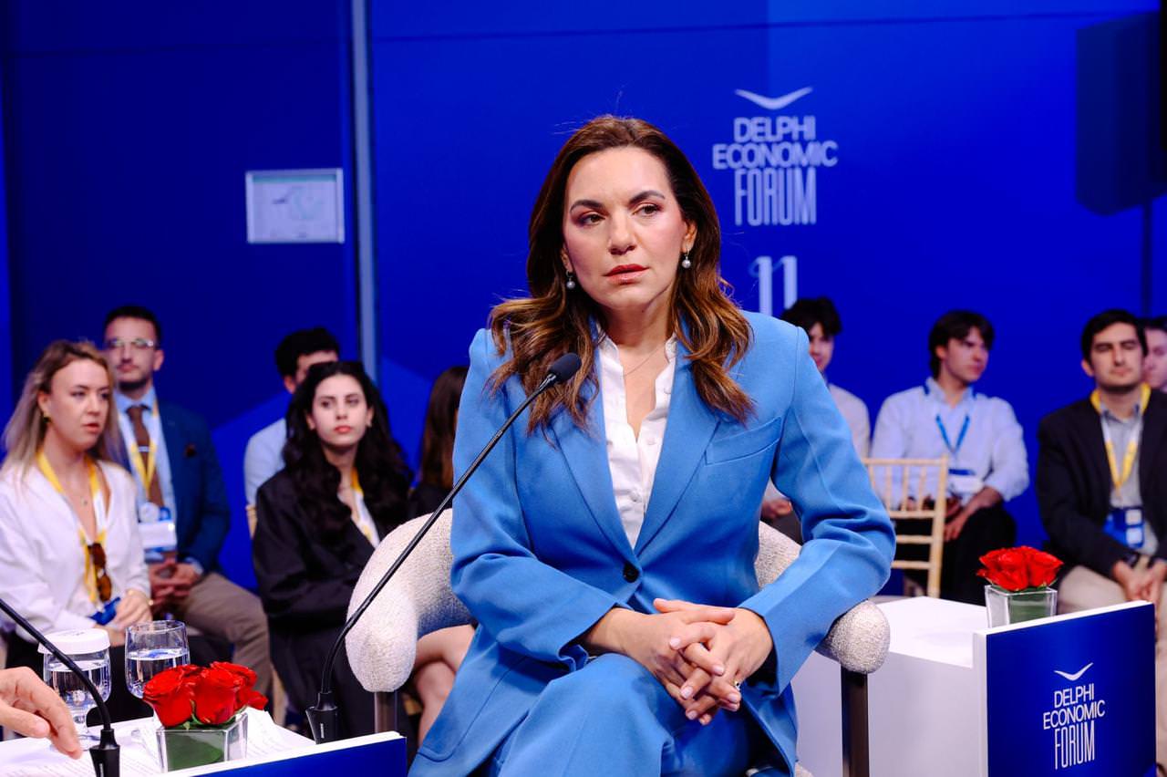 Η υπουργός Τουρισμού Όλγα Κεφαλογιάννη στο 11ο Οικονομικό Φόρουμ των Δελφών