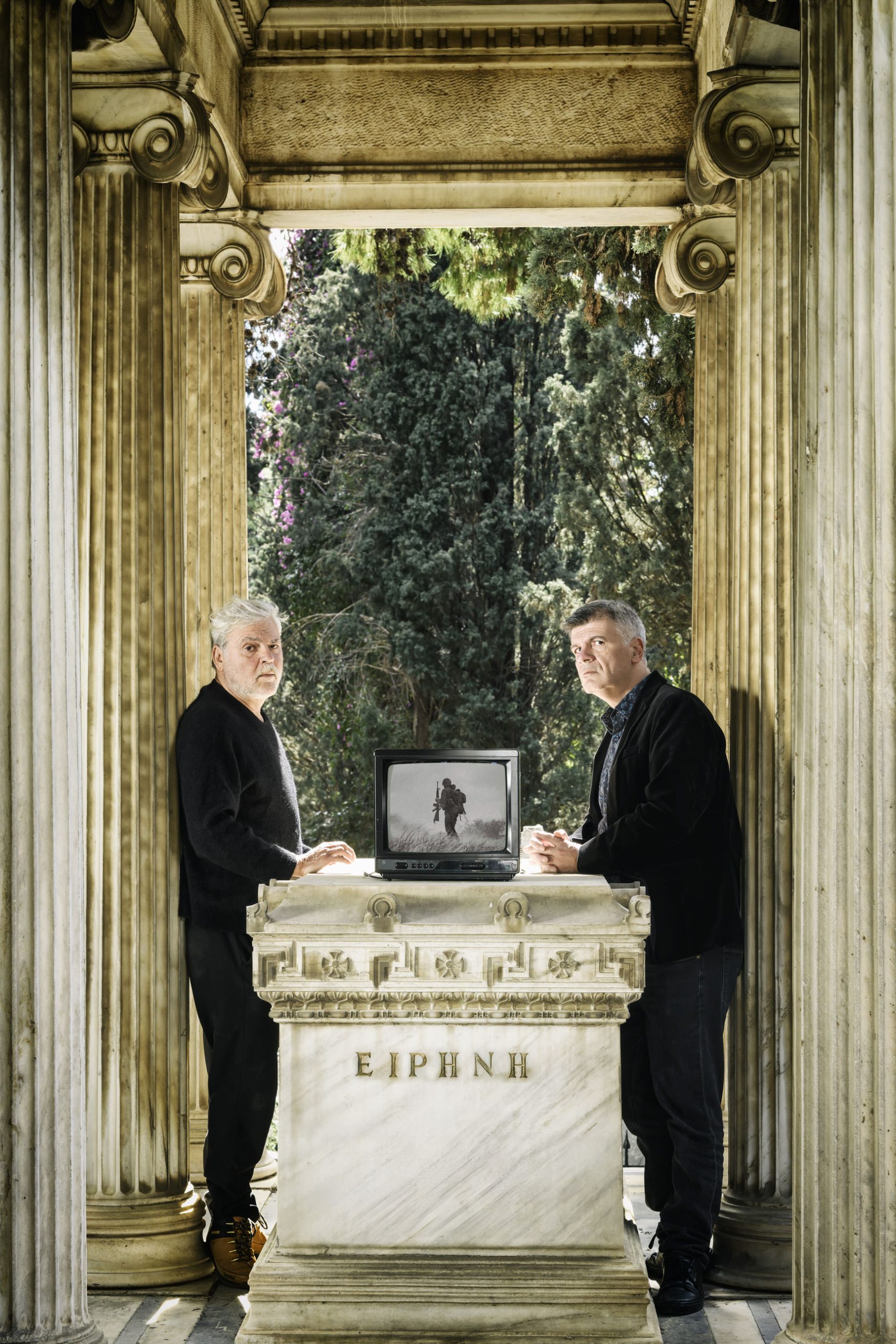 Οι πρώτες Φωτογραφίες από την ΕΙΡΗΝΗ του Νίκου Καραθάνου και του Φοίβου Δεληβοριά