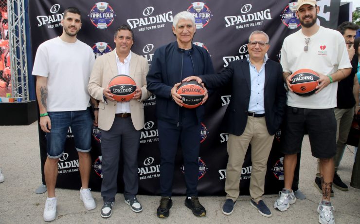 Το international brand “Spalding” στο πλαίσιο του Final Four υποδέχτηκε διακεκριμένες παρουσίες απο τον χώρο του αθλητισμού