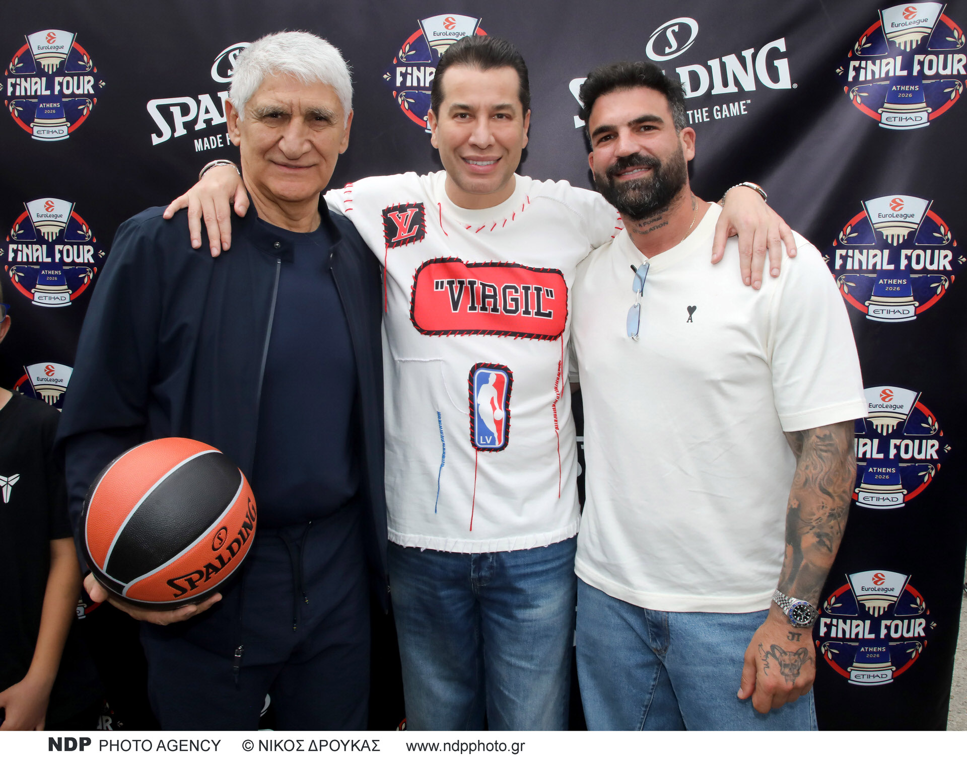 Το international brand “Spalding” στο πλαίσιο του Final Four υποδέχτηκε διακεκριμένες παρουσίες απο τον χώρο του αθλητισμού