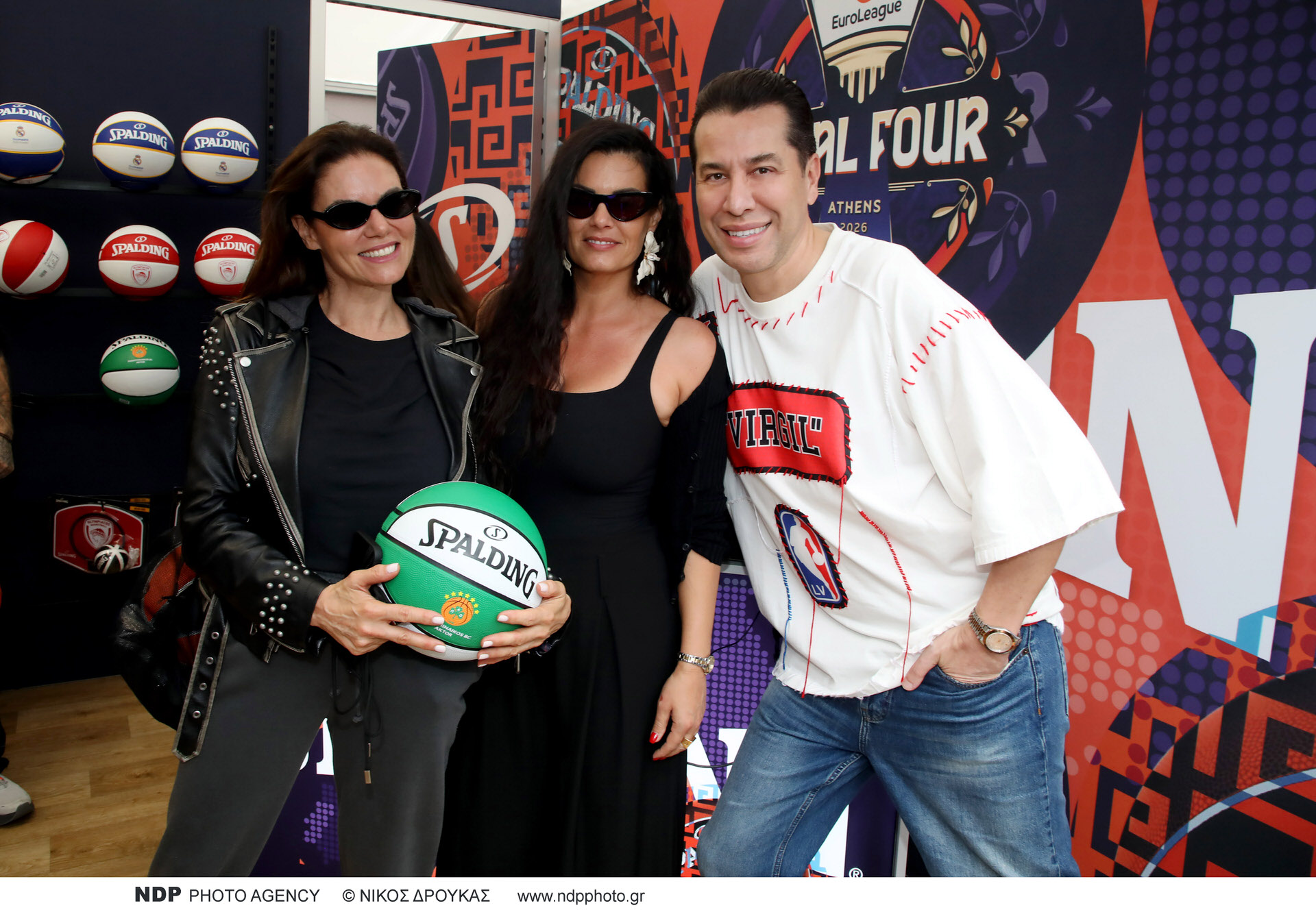 Το international brand “Spalding” στο πλαίσιο του Final Four υποδέχτηκε διακεκριμένες παρουσίες απο τον χώρο του αθλητισμού