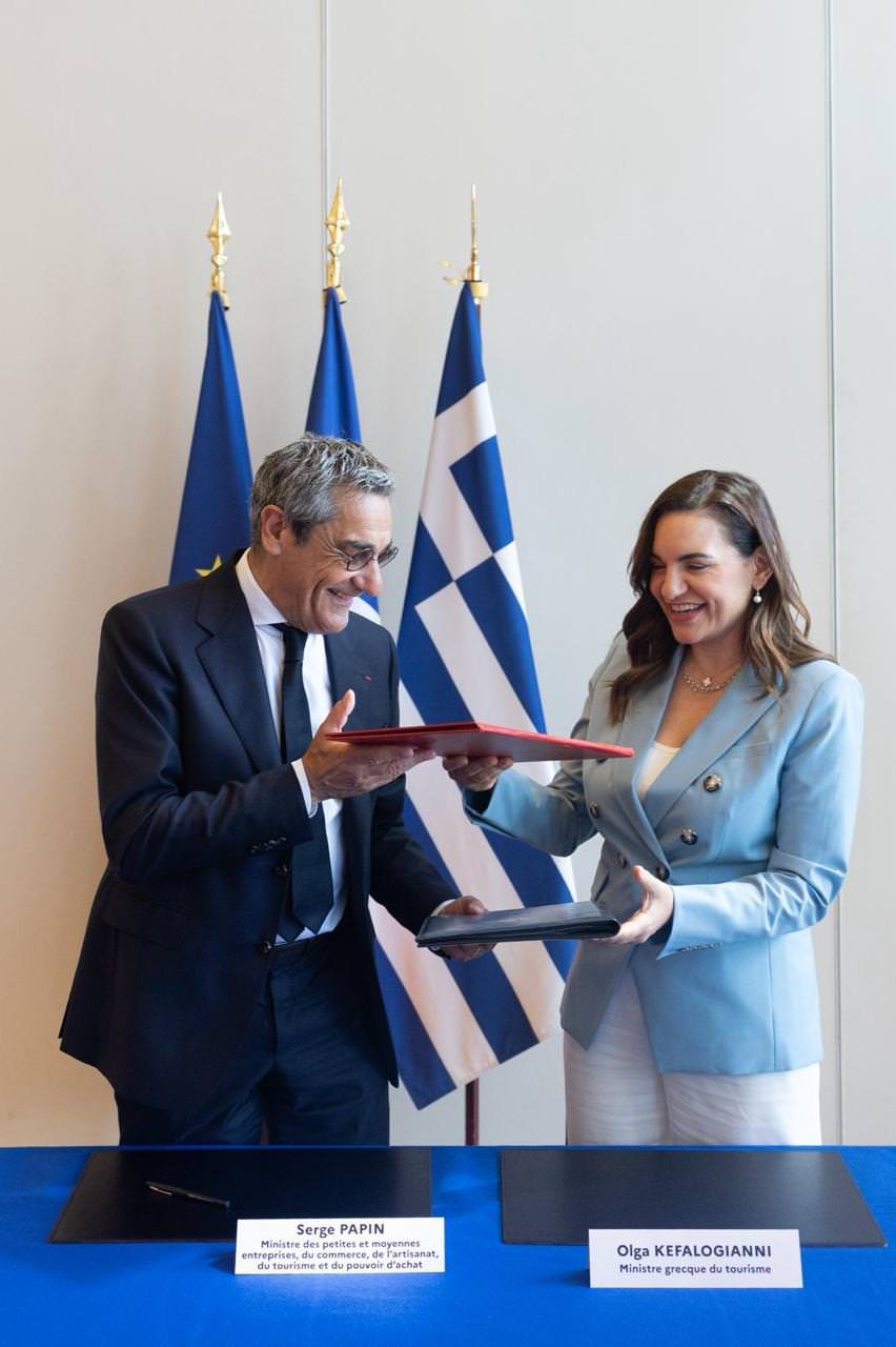 Ελλάδα και Γαλλία επενδύουν από κοινού στο μέλλον του ευρωπαϊκού τουρισμού
