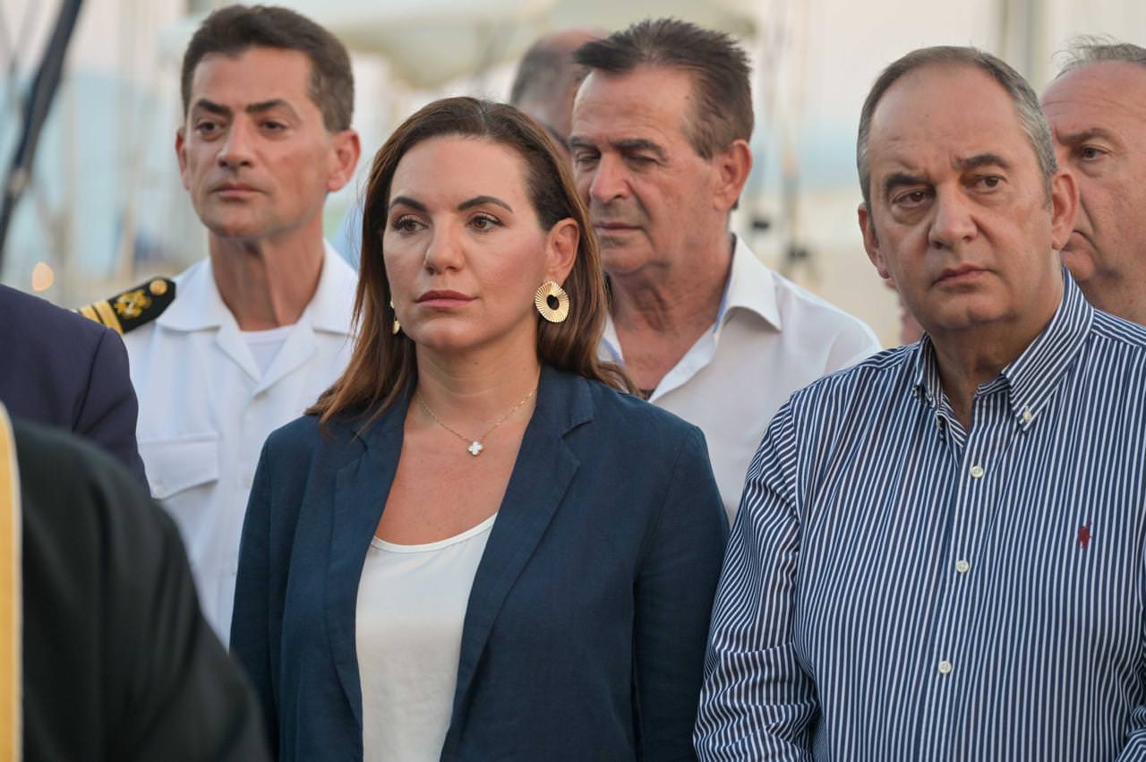 Η Υπουργός Τουρισμού Όλγα Κεφαλογιάννη εγκαινίασε την αναβαθμισμένη Μαρίνα Αγίου Νικολάου