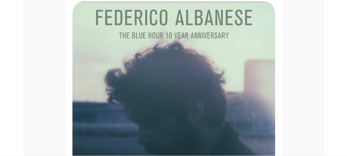 O Federico Albanese επιστρέφει στην Αθήνα για τα 10 χρόνια από την κυκλοφορία του "The Blue Hour"